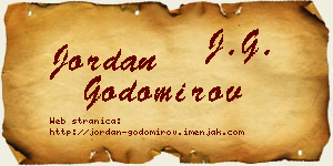 Jordan Godomirov vizit kartica